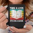Take a Look Its In a Book Graphic Print Coffee Mug Unique Gifts