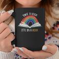 Take A Look It's In A Book Rainbow Bookworm Book Lover Graphic Print Coffee Mug Unique Gifts