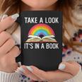 Take A Look Its In A Book Rainbow Reading Bookworm Book Graphic Print Coffee Mug Unique Gifts Take A Look Its In A Book Rainbow Reading Bookworm Book Graphic Print Coffee Mug Unique Gifts