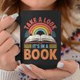 Take A Look It's In A Book Retro Reading Book Lover Graphic Print Coffee Mug Unique Gifts Take A Look It's In A Book Retro Reading Book Lover Graphic Print Coffee Mug Unique Gifts