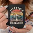 Take a Look It’s In a Book Vintage Sunset Mountain Reading Graphic Print Coffee Mug Unique Gifts Take a Look It’s In a Book Vintage Sunset Mountain Reading Graphic Print Coffee Mug Unique Gifts