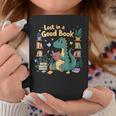 Lost In a Good Book Cute Reading Dinosaur Illustration Graphic Print Coffee Mug Unique Gifts Lost In a Good Book Cute Reading Dinosaur Illustration Graphic Print Coffee Mug Unique Gifts