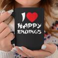 I Love Happy Endings Massage Book Reader Idea T-Shirt Graphic Print Coffee Mug Unique Gifts