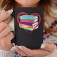 I Love Reading Book Heart Love Books Library Graphic Print Coffee Mug Unique Gifts
