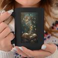 Magical Book Floral Coffee Books Nature Fantasy Graphic Print Coffee Mug Unique Gifts