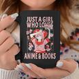 Manga Anime Stuff Just A Girl Who Loves Anime And Books Graphic Print Coffee Mug Unique Gifts