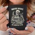 Maybe Books Are Addicted To Me Skeleton Reader Retro Graphic Print Coffee Mug Unique Gifts Maybe Books Are Addicted To Me Skeleton Reader Retro Graphic Print Coffee Mug Unique Gifts