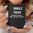 Mentally Dating A Fictional Character Book Lover Graphic Print Coffee Mug Unique Gifts