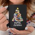 Merry Christmas Tree Love Reading Books Librarian Nerd Graphic Print Coffee Mug Unique Gifts Merry Christmas Tree Love Reading Books Librarian Nerd Graphic Print Coffee Mug Unique Gifts