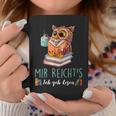Mir Reicht's Ich Geh Resen Books Reading Fan Bookworm Owls Graphic Print Coffee Mug Unique Gifts Mir Reicht's Ich Geh Resen Books Reading Fan Bookworm Owls Graphic Print Coffee Mug Unique Gifts