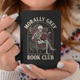Morally Grey Book Club Skeleton Romantasy Reader Graphic Print Coffee Mug Unique Gifts