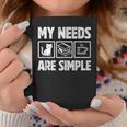 My Needs Are Simple Cat Reading Books Tea Graphic Print Coffee Mug Unique Gifts My Needs Are Simple Cat Reading Books Tea Graphic Print Coffee Mug Unique Gifts