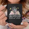 A New Chapter Begins Book Floral Bloom Graphic Print Coffee Mug Unique Gifts
