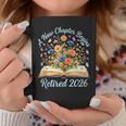 New Chapter Begins Retired 2026 Watercolor Floral Book Women Graphic Print Coffee Mug Unique Gifts New Chapter Begins Retired 2026 Watercolor Floral Book Women Graphic Print Coffee Mug Unique Gifts