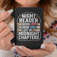 Night Reader Book Mom Lost In Midnight Chapters Graphic Print Coffee Mug Unique Gifts