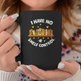 I Have No Shelf Control Book Lover Playful Bookworm Graphic Print Coffee Mug Unique Gifts