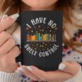 Have No Shelf Control Books Lover Bookworm Reader Reading Graphic Print Coffee Mug Unique Gifts