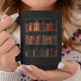 Old Books On Vintage Bookshelves Dark Academia Aesthetic Graphic Print Coffee Mug Unique Gifts