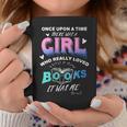 Once Upon A Time There Was A Girl Who Loved Books Design Graphic Print Coffee Mug Unique Gifts
