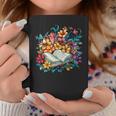 Open Book With Colorful Floral Reading Magic Graphic Print Coffee Mug Unique Gifts