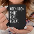 Open Book Sniff Read Repeat T-Shirt Graphic Print Coffee Mug Unique Gifts Open Book Sniff Read Repeat T-Shirt Graphic Print Coffee Mug Unique Gifts