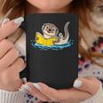 Otter Reading Bookaholics Sea Otter And Book Lover Graphic Print Coffee Mug Unique Gifts