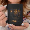 Owl Library Books Wisdom Reading Vintage Scholar Graphic Print Coffee Mug Unique Gifts