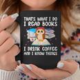 Owl That's What I Do I Read Books I Drink Coffee Graphic Print Coffee Mug Unique Gifts