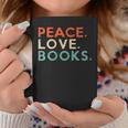 Peace Love Books Book Lover Reading Read Tee Graphic Print Coffee Mug Unique Gifts Peace Love Books Book Lover Reading Read Tee Graphic Print Coffee Mug Unique Gifts