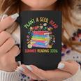 Plant A Seed Read Summer Reading 2026 Librarian Books Floral Graphic Print Coffee Mug Unique Gifts