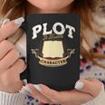 Plot It Builds Character Book Reading Graphic Print Coffee Mug Unique Gifts