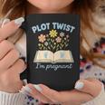 Plot Twist I'm Pregnant Literary Pregnancy Announcement Book Graphic Print Coffee Mug Unique Gifts Plot Twist I'm Pregnant Literary Pregnancy Announcement Book Graphic Print Coffee Mug Unique Gifts