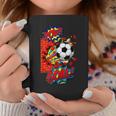 Pow Goal Comic Book Pop Art Brick Wall Smash Soccer Graphic Print Coffee Mug Unique Gifts Pow Goal Comic Book Pop Art Brick Wall Smash Soccer Graphic Print Coffee Mug Unique Gifts