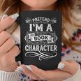 Pretend Im a Book Character Vintage Literature Graphic Print Coffee Mug Unique Gifts