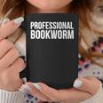 Professional Bookworm Book Reader Graphic Print Coffee Mug Unique Gifts