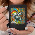 Psychedelic Book Fair For Avid Readers Bookaholic Librarian Graphic Print Coffee Mug Unique Gifts