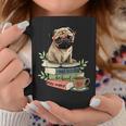 Pug Dog Reading Book Coffee Read Books Be Kind Stay Weird Graphic Print Coffee Mug Unique Gifts Pug Dog Reading Book Coffee Read Books Be Kind Stay Weird Graphic Print Coffee Mug Unique Gifts