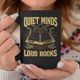 Quiet Minds Loud Books Introvert Reader Book Lover Graphic Print Coffee Mug Unique Gifts