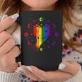Rainbow Book With Stars And Moon Phases Gay Pride LGBT Graphic Print Coffee Mug Unique Gifts Rainbow Book With Stars And Moon Phases Gay Pride LGBT Graphic Print Coffee Mug Unique Gifts