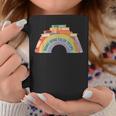 Rainbow Books Teacher Books Bring Color To Life Tee Graphic Print Coffee Mug Unique Gifts