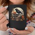 Raven Reading Book Occult Crow Graphic Print Coffee Mug Unique Gifts Raven Reading Book Occult Crow Graphic Print Coffee Mug Unique Gifts