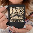 Read Banned Books Drink Coffee Fight Evil Graphic Print Coffee Mug Unique Gifts