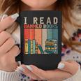 I Read Banned Books Reader Bookworm Graphic Print Coffee Mug Unique Gifts