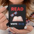 Read Blue Patriotic Book Lover Girls Independence Graphic Print Coffee Mug Unique Gifts