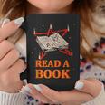 Read a Book Pentagram Satan Occult Goth Satanic Graphic Print Coffee Mug Unique Gifts