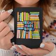 Read More Books Colorful Watercolor Reader Graphic Print Coffee Mug Unique Gifts