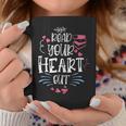 Read Your Heart Out Book Lover Reading Teacher Graphic Print Coffee Mug Unique Gifts