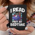 I Read Past My Bedtime Book Bookworm Graphic Print Coffee Mug Unique Gifts