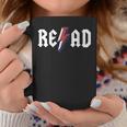 Read Rock N Roll Reading Rock Star Books Lover Graphic Print Coffee Mug Unique Gifts