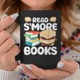 Read S'More Books Camping Reading Bookworm Book Lover Graphic Print Coffee Mug Unique Gifts